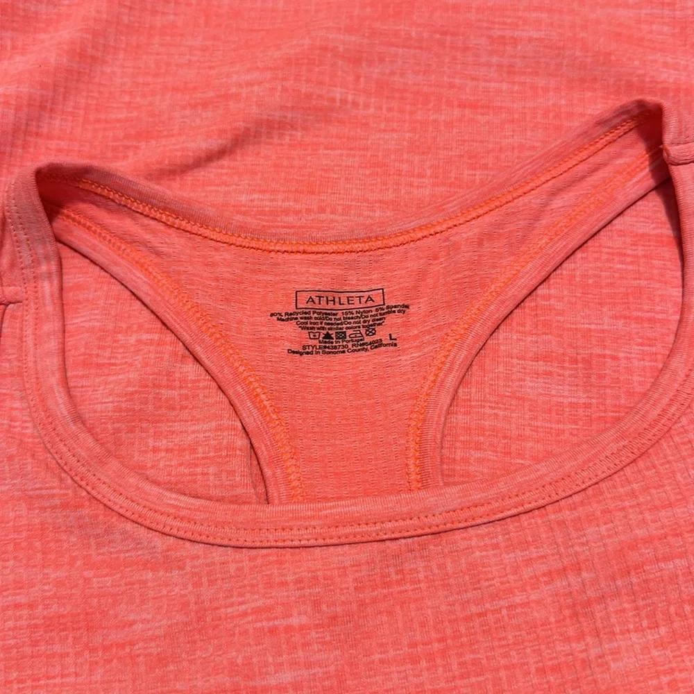 Athleta Ribbed Racerback Tank Top - Picture 4 of 4